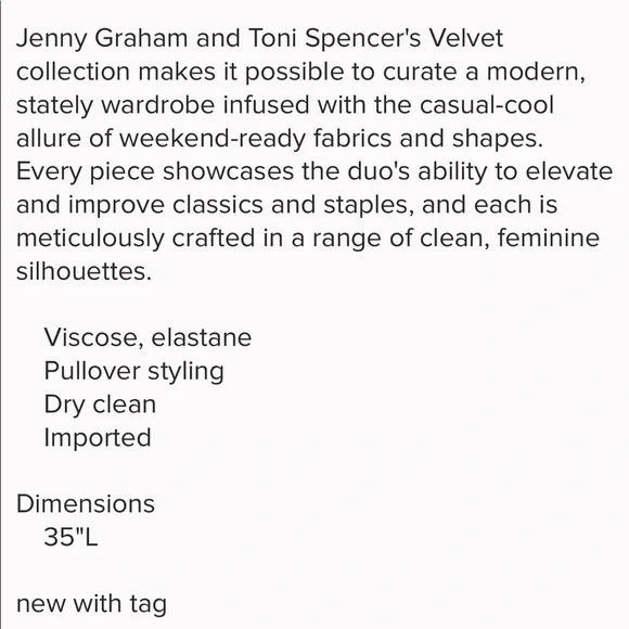 Anthropologie Chrissy Velvet Dress NWT SZ XL - Picture 7 of 7